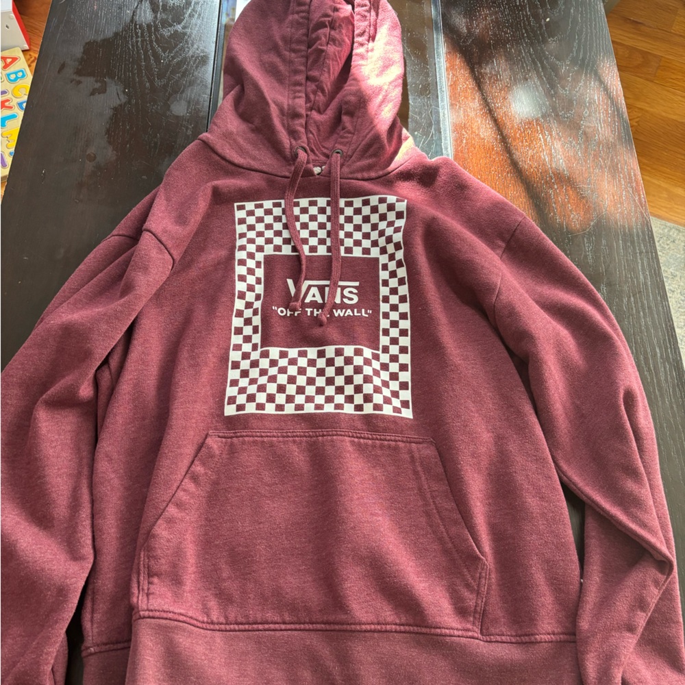 Vans, medium, maroon